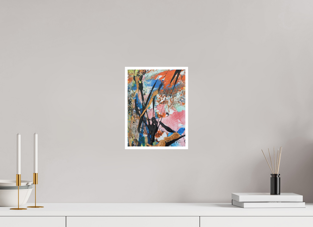 21 x 28 cm, Hahnemühle FineArt Pearl Der Träumende am Seidenfaden (Miniatur)